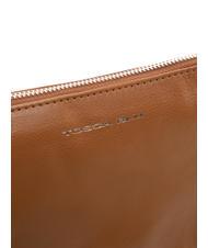 TOSCA BLU BASIC Geanta de umar din piele BROWN - Genți femei - 3
