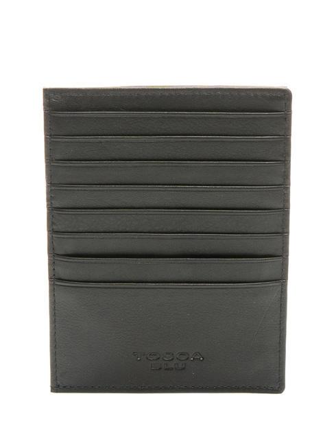 BASIC Portofel din piele pentru carduri negru - Portofele femei