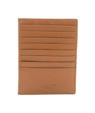 TOSCA BLU BASIC Portofel din piele pentru carduri BROWN - Portofele femei - 2