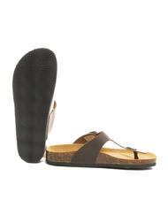 DOCKSTEPS VEGA Flip-flops din piele intoarsa maro inchis - Pantofi femei - 4