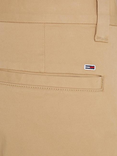 TJ AUSTIN Pantaloni chino din bumbac nisip brun - Pantaloni