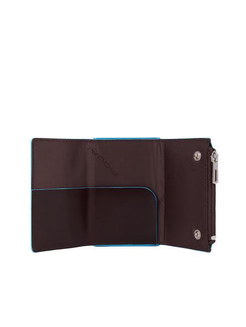 BLUE SQUARE Portofel din piele cu sistem de alunecare MAHOGANY - Portofele bărbați