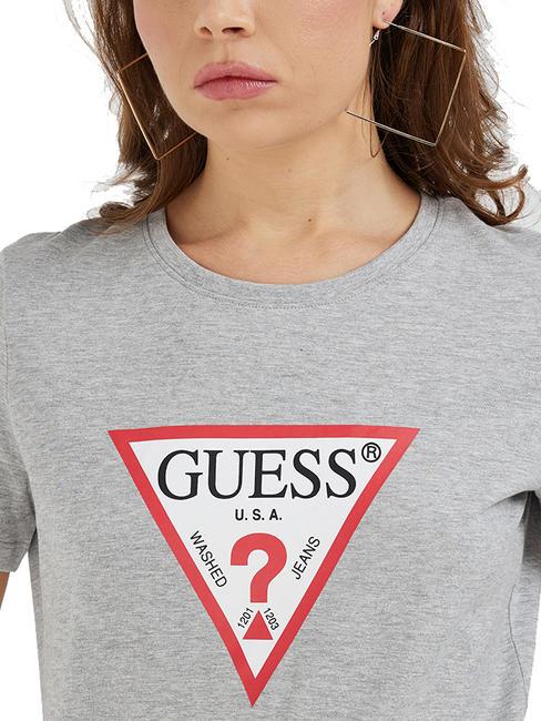 ORIGINAL LOGO Tricou cu logo gri melange deschis m - tricou