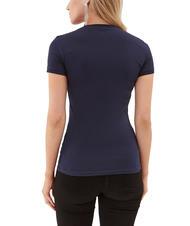 GUESS MINI TRIANGLE Tricou cu decolteu &icirc;n V albastru &icirc;nnegrit - tricou - 2