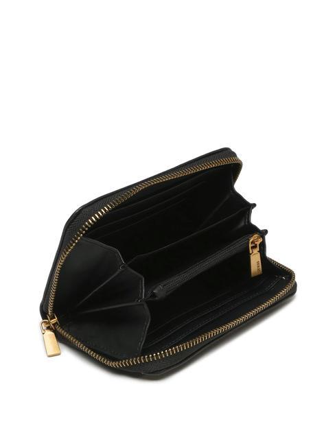 LAUREL M Portofel cu fermoar BLACK - Portofele femei