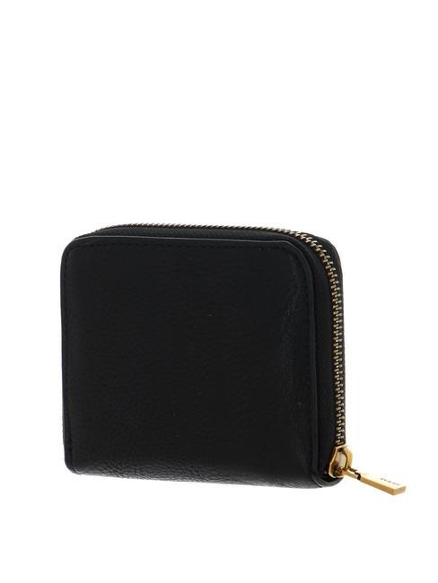 LAUREL S Portofel cu fermoar BLACK - Portofele femei