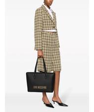 LOVE MOSCHINO BOLD BAG Geanta de cumparaturi pe umar negru - Genți femei - 5