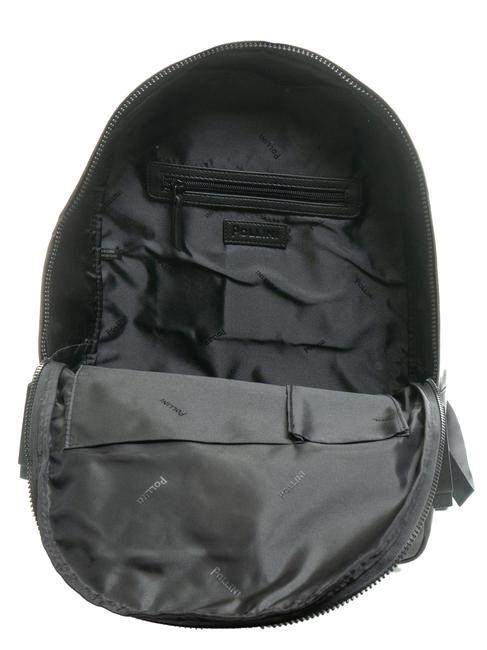 LOGO EMBOSSED Rucsac rotund din p&acirc;nză acoperită maro / crem - Serviete birou