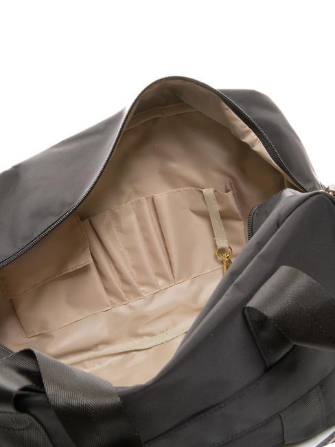 X-BAG Geantă mică sub scaun negru/maro - Genți de voiaj