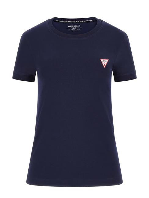 MINI TRIANGLE Tricou slim fit albastru &icirc;nnegrit - tricou