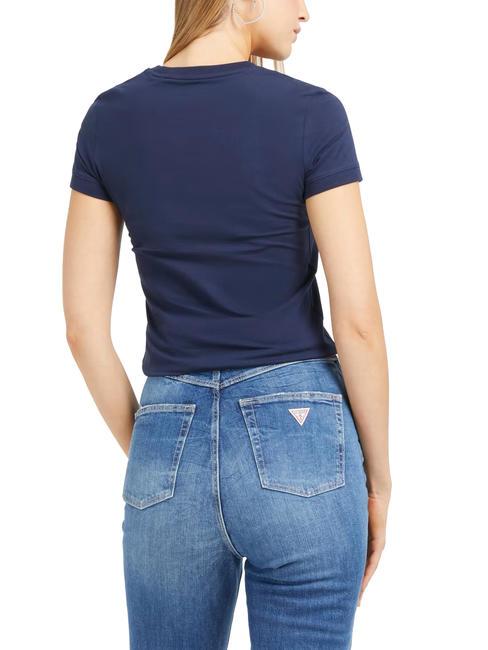 MINI TRIANGLE Tricou slim fit albastru &icirc;nnegrit - tricou