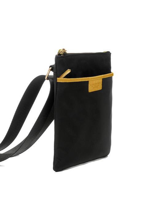 SARAH Geantă mică de umăr plată galben - Genți de umăr bărbați