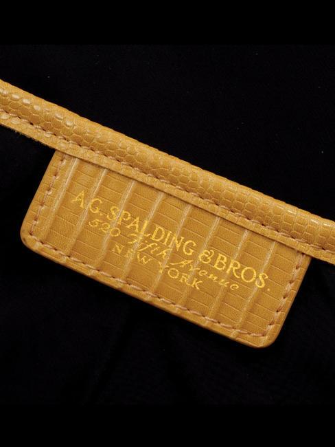 SARAH Geantă mică de umăr plată galben - Genți de umăr bărbați