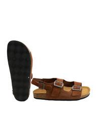 DOCKSTEPS VEGA Sandale papuci din piele intoarsa tutun - Pantofi bărbați - 5