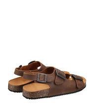 DOCKSTEPS VEGA Sandale papuci din piele intoarsa tutun - Pantofi bărbați - 3