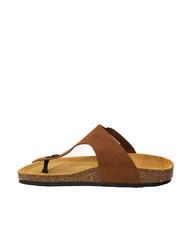 DOCKSTEPS VEGA Sandale tanga din piele intoarsa tutun - Pantofi bărbați - 3