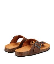 DOCKSTEPS VEGA Sandale tanga din piele intoarsa tutun - Pantofi bărbați - 5