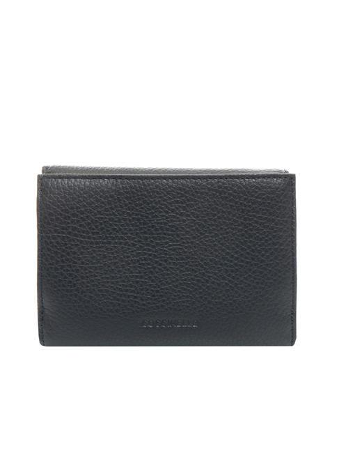 DORA Portofel mic din piele texturată dARKBlue - Portofele femei