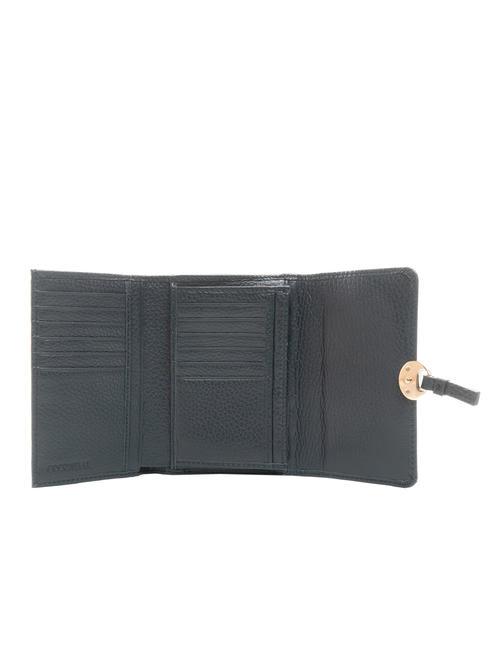 DOT Portofel mic din piele texturată dARKBlue - Portofele femei
