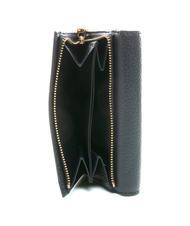 COCCINELLE DOT Portofel mic din piele texturată dARKBlue - Portofele femei - 4