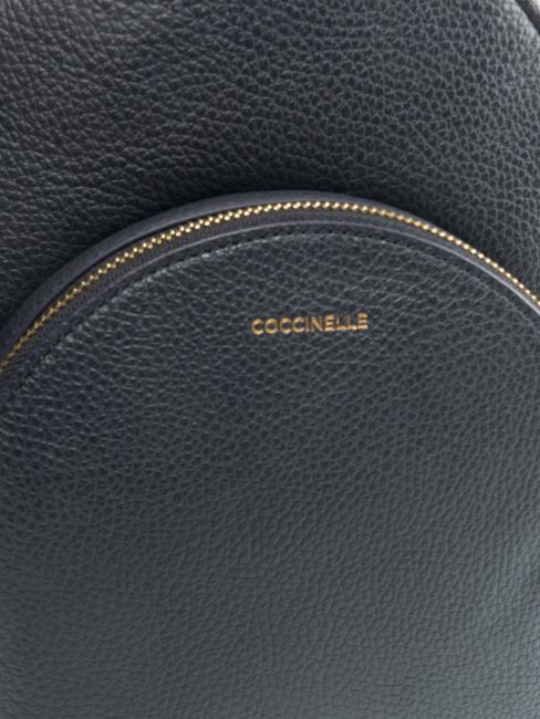 ALPHA Rucsac din piele texturată dARKBlue - Genți femei