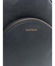 COCCINELLE ALPHA Rucsac din piele texturată dARKBlue - Genți femei - 3