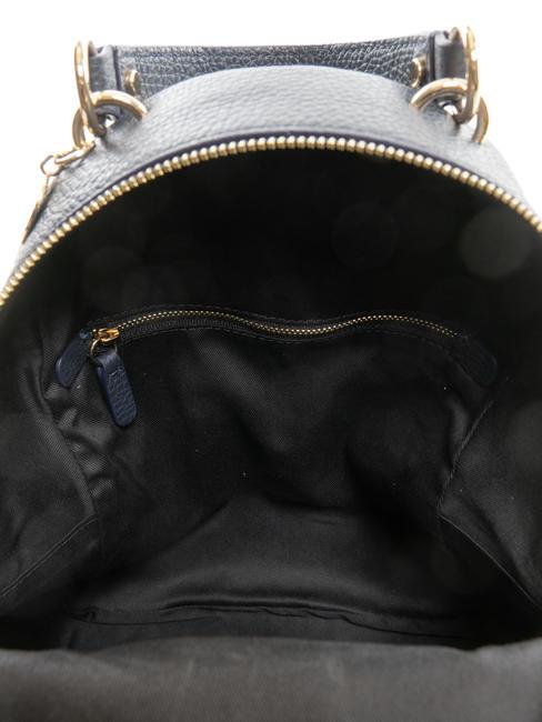 ALPHA Rucsac din piele texturată dARKBlue - Genți femei