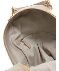 COCCINELLE ALPHA Rucsac din piele texturată roz pudră - Genți femei - 5