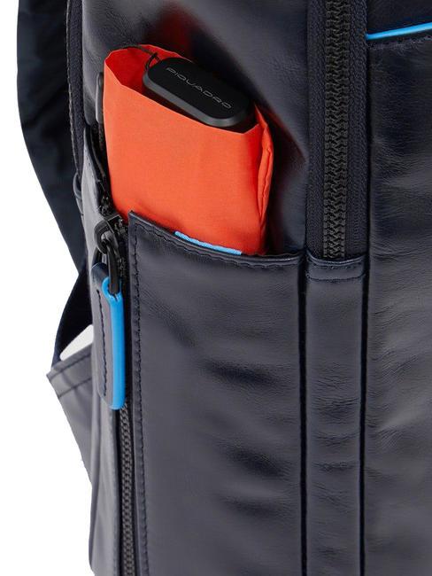 B2 REVAMP Rucsac din piele pentru PC 15'' albastru - Rucsacuri pentru laptop