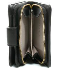 TWINSET T OVAL Portofel mic cu fermoar negru - Portofele femei - 4