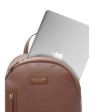 SPALDING TOURIST Rucsac pentru PC de 15", din piele Maro - Rucsacuri pentru laptop - 4