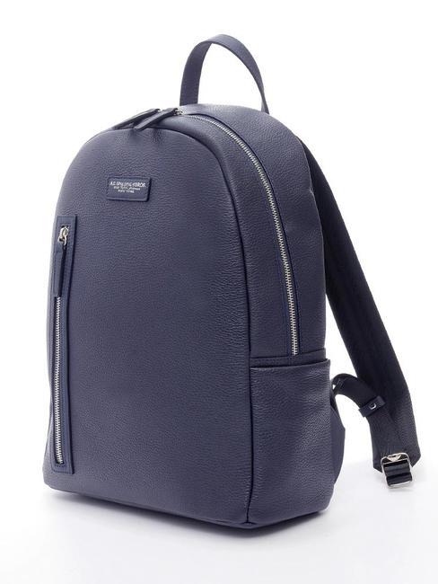 TOURIST Rucsac pentru PC de 15", din piele albastru - Rucsacuri pentru laptop