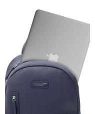 SPALDING TOURIST Rucsac pentru PC de 15", din piele albastru - Rucsacuri pentru laptop - 4