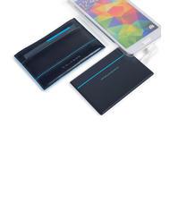 PIQUADRO BLUE SQUARE Power Bank 1500 mAh cu husă din piele - Accesorii de călătorie