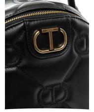 TWINSET LOGO QUILTED Rucsac negru - Genți femei - 3