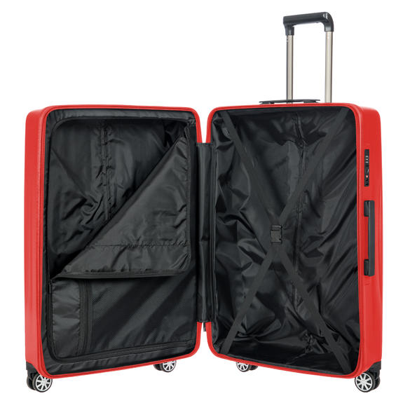 CERVIA Set cărucior 3 cabine+mediu+mare roșu - Set trolere