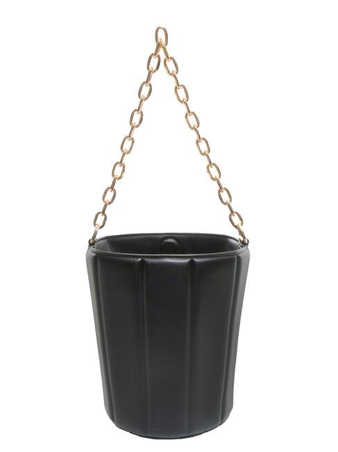 DUNE BUCKET Geantă găleată cu curea de umăr BLACK - Genți femei
