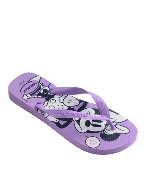 TOP DISNEY Slapi de cauciuc prismă violet - Pantofi femei