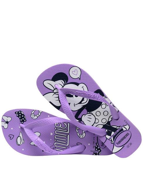 TOP DISNEY Slapi de cauciuc prismă violet - Pantofi femei