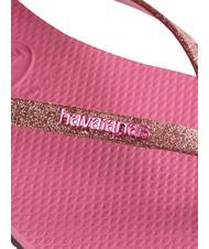 HAVAIANAS YOU GLITTER Papuci flip-flop trandafir de catifea - Pantofi femei - 5