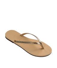 HAVAIANAS YOU GLITTER Papuci flip-flop de aur - Pantofi femei - 2
