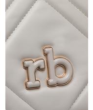 ROCCOBAROCCO DEA geantă de mână aproape alb - Genți femei - 4