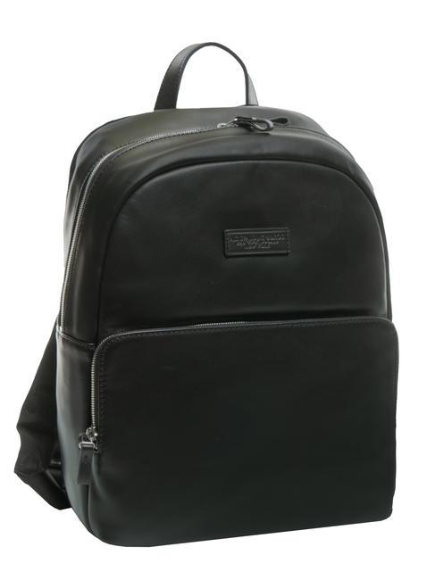 ICONIC NEW YORK Rucsac pentru laptop de 15&rdquo;, din piele negru - Rucsacuri pentru laptop