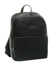 SPALDING ICONIC NEW YORK Rucsac pentru laptop de 15&rdquo;, din piele negru - Rucsacuri pentru laptop - 3