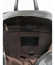 SPALDING ICONIC NEW YORK Rucsac pentru laptop de 15&rdquo;, din piele negru - Rucsacuri pentru laptop - 4