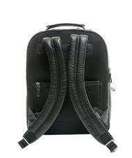 SPALDING ICONIC NEW YORK Rucsac pentru laptop din piele de 15 inchi negru - Rucsacuri pentru laptop - 2