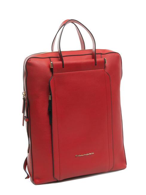 CIRCLE Rucsac pentru laptop din piele de 14 inchi roșu 3 - Rucsacuri pentru laptop