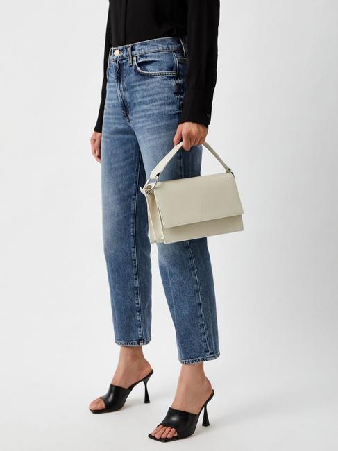 OBELIA Geanta de mana, cu bareta de umar aproape alb - Genți femei