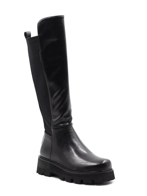 PLATFORM Cizme inalte negru - Pantofi femei