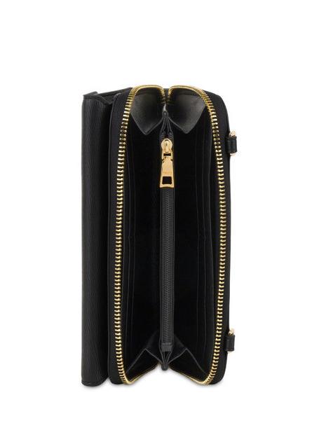GRAINED Portofel clutch pe umăr negru - Portofele femei